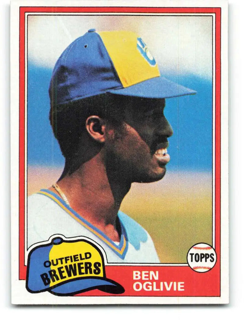 1981 Topps #415 Ben Oglivie EX Excellent Milwaukee Brewers Baseball Card - Baseball Card Single