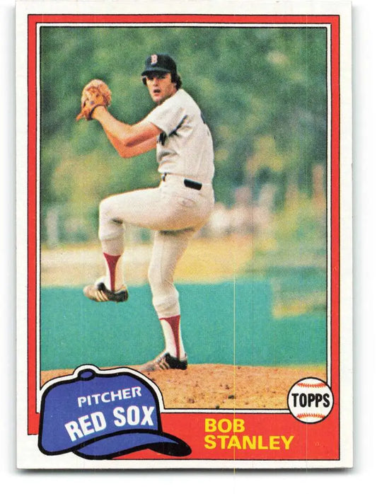 1981 Topps #421 Bob Stanley EX Excellent Boston Red Sox Baseball Card - Baseball Card Single