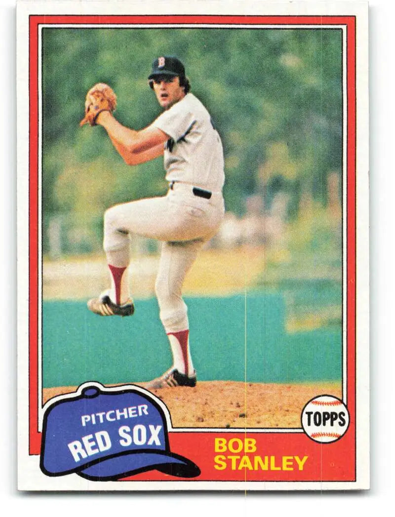 1981 Topps #421 Bob Stanley EX Excellent Boston Red Sox Baseball Card - Baseball Card Single