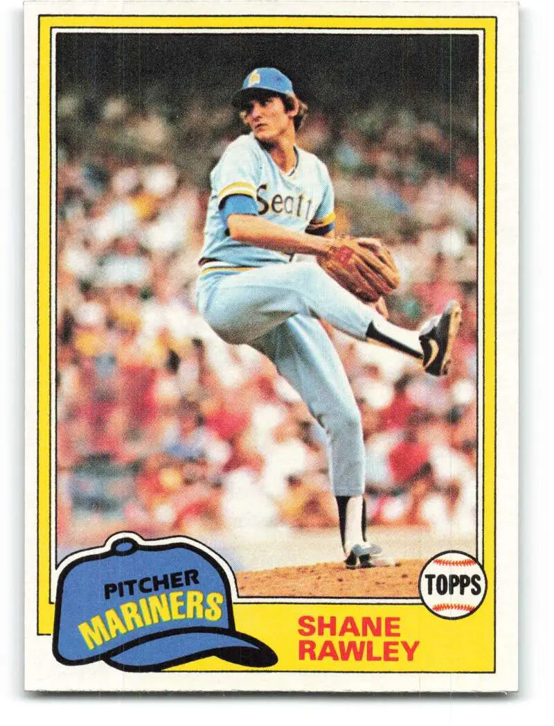 1981 Topps #423 Shane Rawley EX Excellent Seattle Mariners Baseball Card - Baseball Card Single