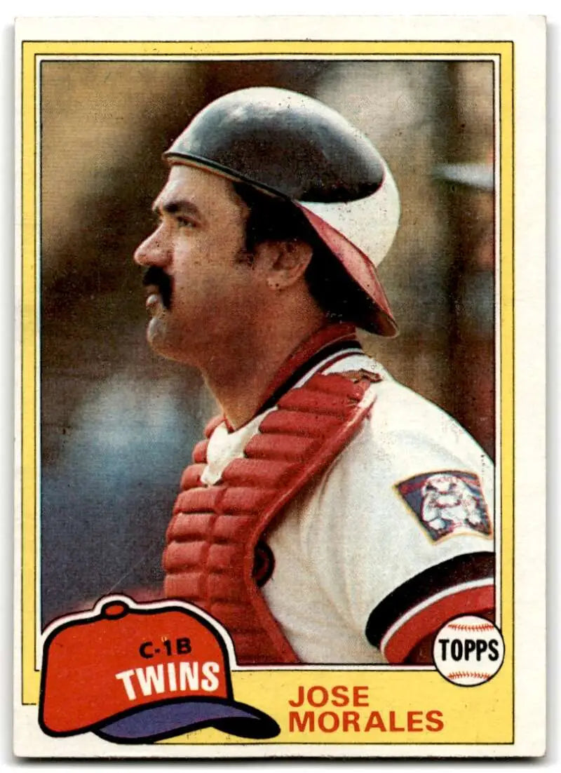 1981 Topps #43 Jose Morales EX Excellent Minnesota Twins Baseball Card - Baseball Card Single