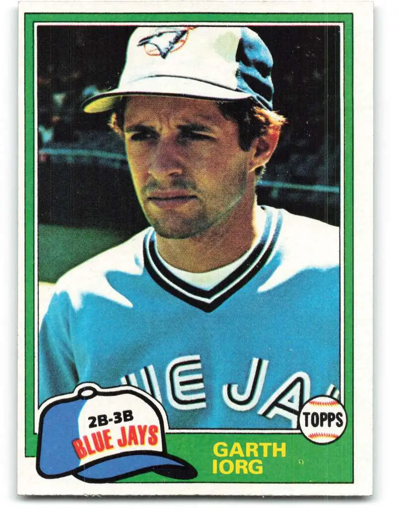 1981 Topps #444 Garth Iorg EX Excellent Toronto Blue Jays Baseball Card - Baseball Card Single