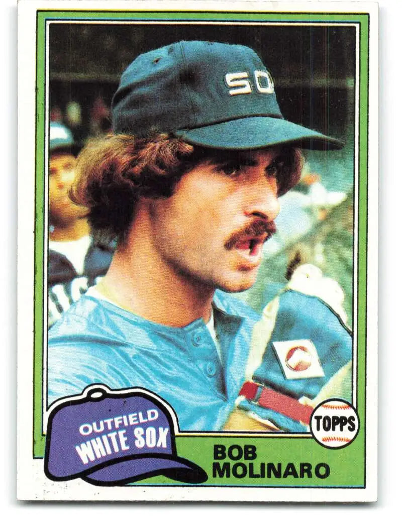 1981 Topps #466 Bob Molinaro EX Excellent Chicago White Sox Baseball Card - Baseball Card Single