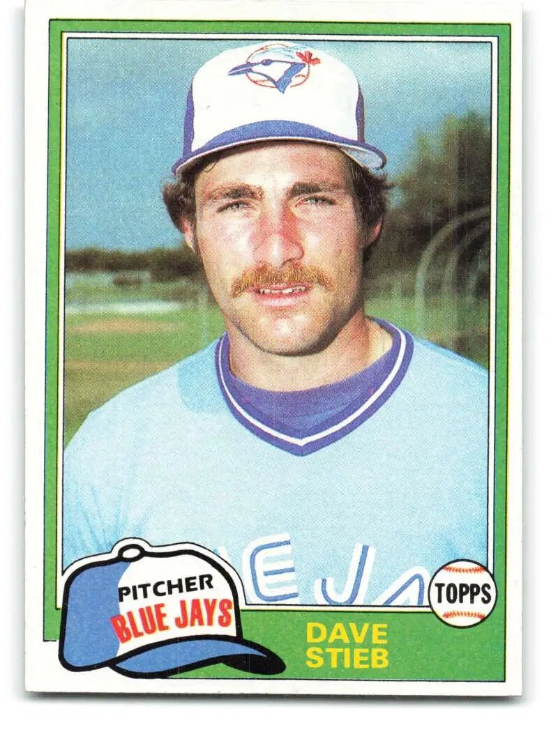 1981 Topps #467 Dave Stieb EX Excellent Toronto Blue Jays Baseball Card - Baseball Card Single