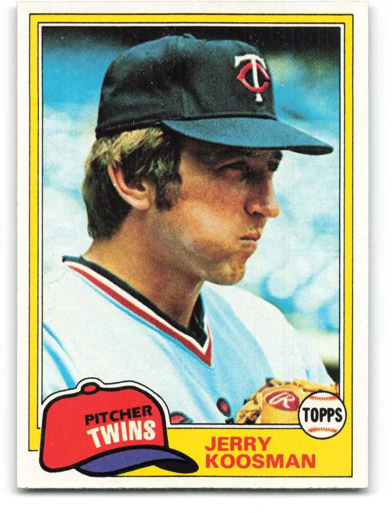 1981 Topps #476 Jerry Koosman EX Excellent Minnesota Twins Baseball Card - Baseball Card Single