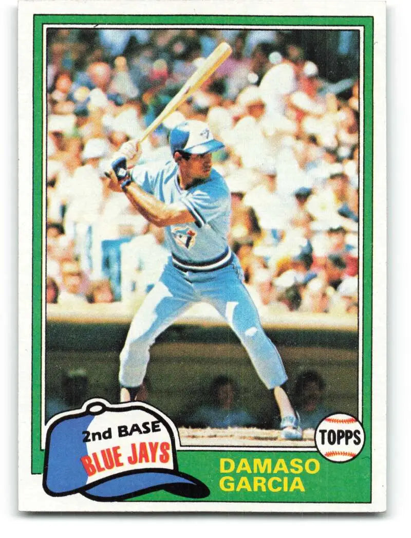 1981 Topps #488 Damaso Garcia EX Excellent RC Rookie Toronto Blue Jays Baseball Card - Baseball Card Single