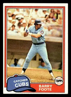 1981 Topps #492 Barry Foote