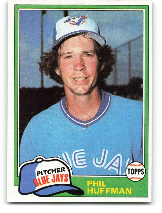 1981 Topps #506 Phil Huffman EX Excellent Toronto Blue Jays Baseball Card - Baseball Card Single