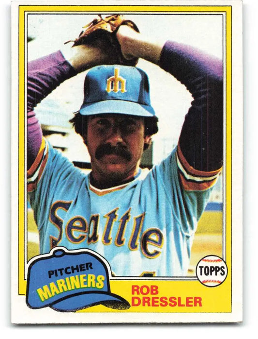 1981 Topps #508 Rob Dressler EX Excellent Seattle Mariners Baseball Card - Baseball Card Single