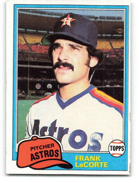 1981 Topps #513 Frank LaCorte EX Excellent Houston Astros Baseball Card - Baseball Card Single