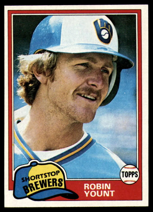 1981 Topps #515 Robin Yount EX Excellent Milwaukee Brewers Baseball Card - Baseball Card Single