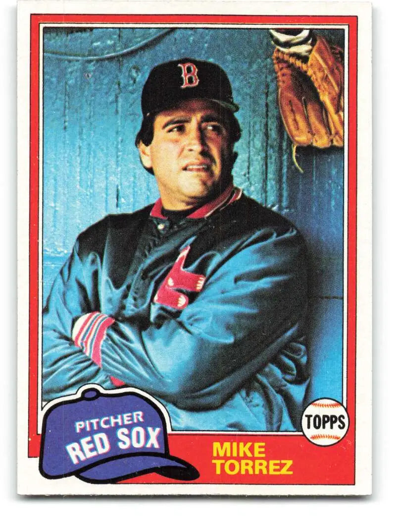 1981 Topps #525 Mike Torrez EX Excellent Boston Red Sox Baseball Card - Baseball Card Single