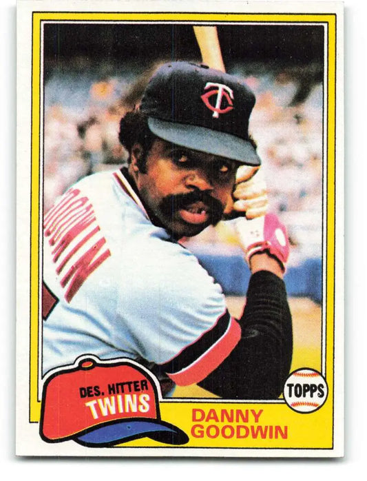 1981 Topps #527 Danny Goodwin EX Excellent Minnesota Twins Baseball Card - Baseball Card Single