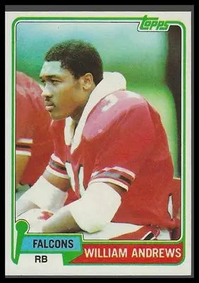 1981 Topps #528 William Andrews