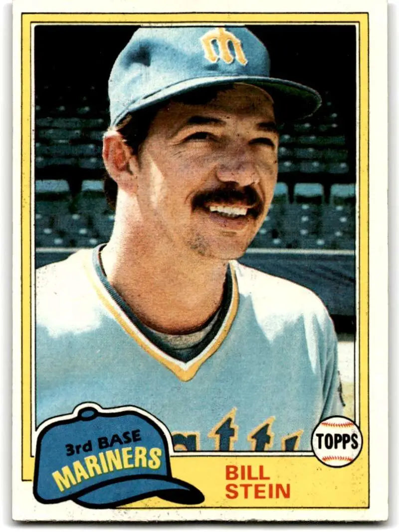 1981 Topps #532 Bill Stein EX Excellent Seattle Mariners Baseball Card - Baseball Card Single
