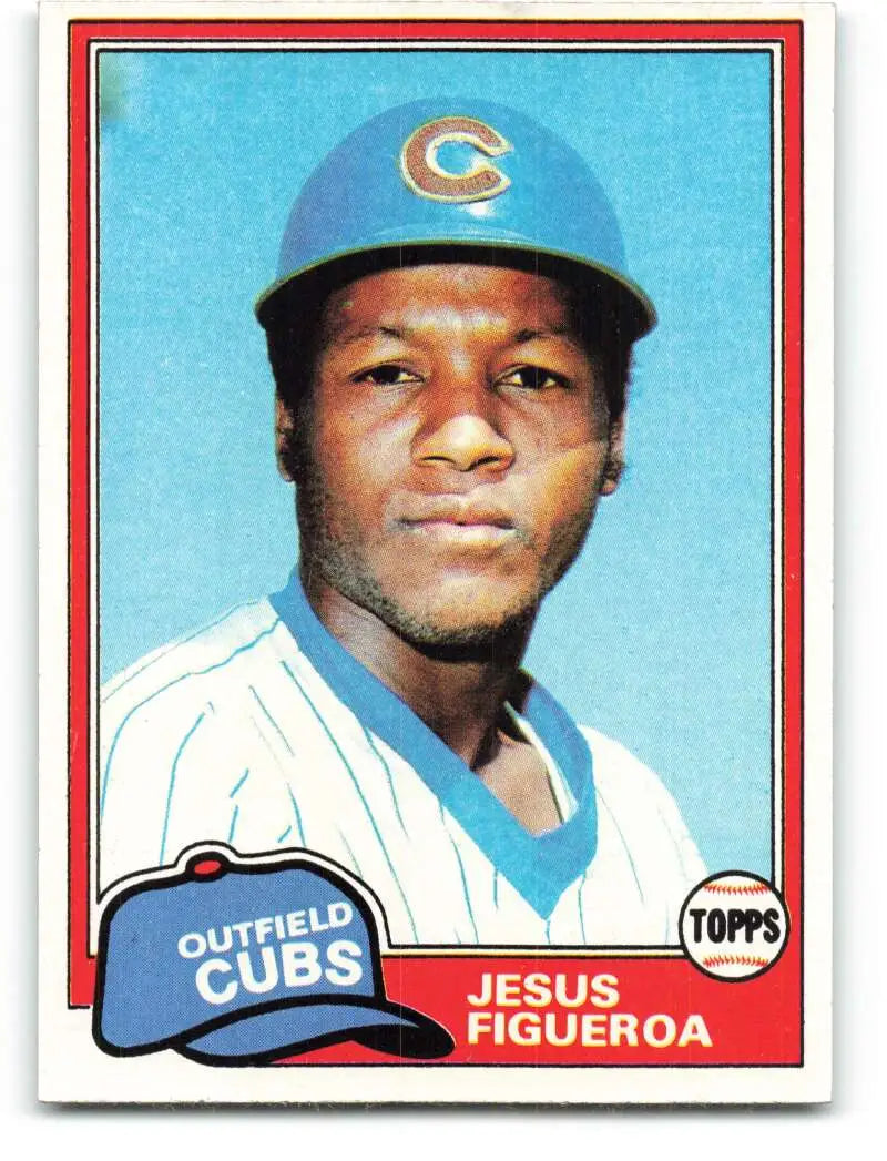 1981 Topps #533 Jesus Figueroa EX Excellent RC Rookie Chicago Cubs Baseball Card - Baseball Card Single