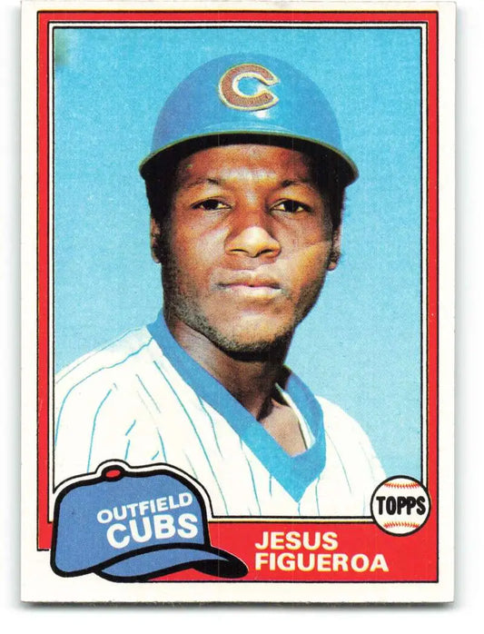 1981 Topps #533 Jesus Figueroa EX Excellent RC Rookie Chicago Cubs Baseball Card - Baseball Card Single