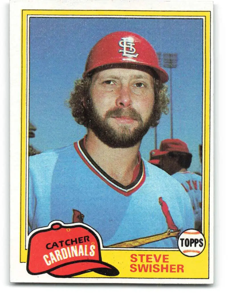 1981 Topps #541 Steve Swisher EX Excellent St. Louis Cardinals Baseball Card - Baseball Card Single