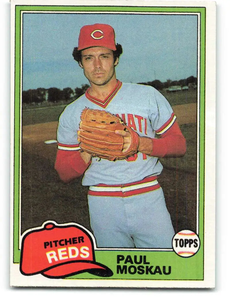 1981 Topps #546 Paul Moskau EX Excellent Cincinnati Reds Baseball Card - Baseball Card Single