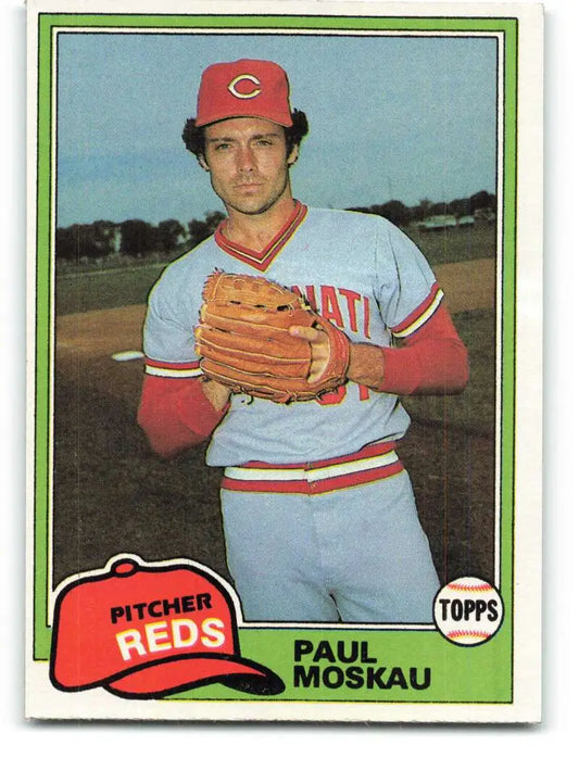 1981 Topps #546 Paul Moskau EX Excellent Cincinnati Reds Baseball Card - Baseball Card Single
