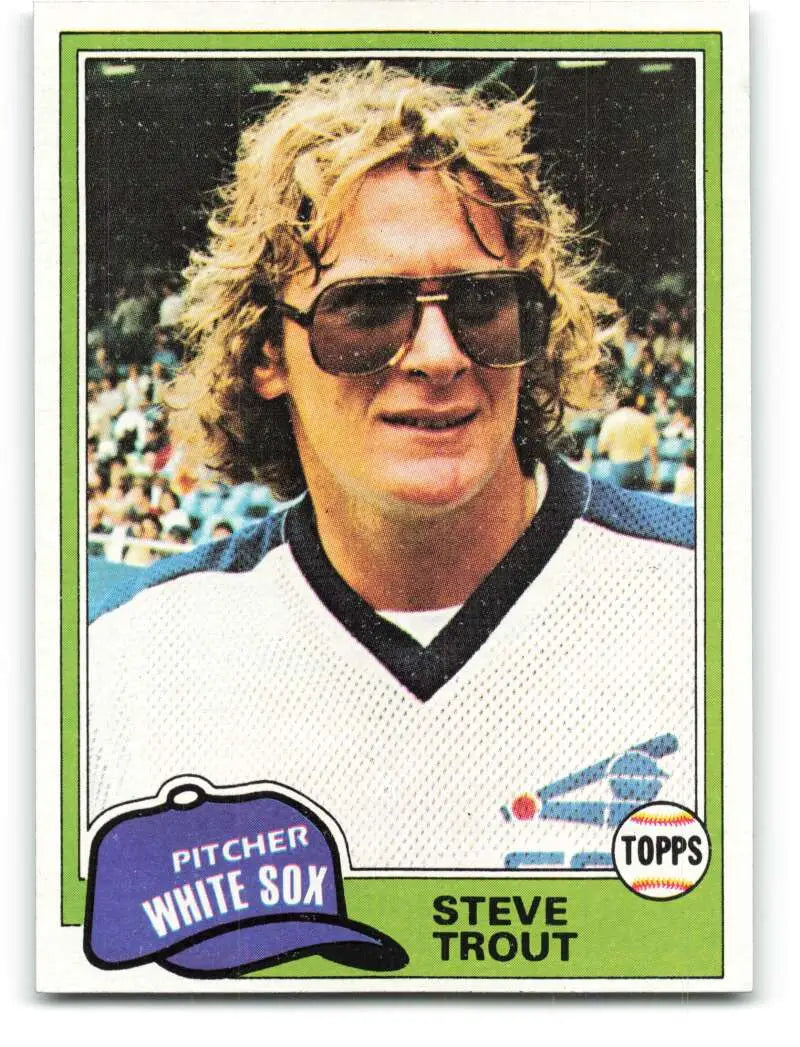 1981 Topps #552 Steve Trout EX Excellent Chicago White Sox Baseball Card - Baseball Card Single