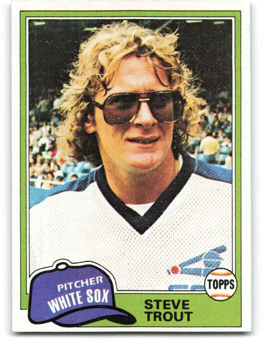 1981 Topps #552 Steve Trout EX Excellent Chicago White Sox Baseball Card - Baseball Card Single