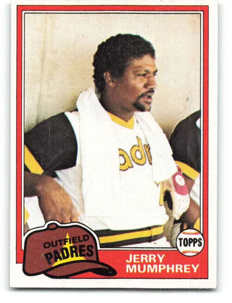 1981 Topps #556 Jerry Mumphrey EX Excellent San Diego Padres Baseball Card - Baseball Card Single