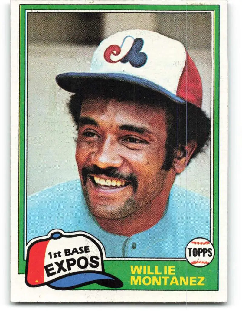 1981 Topps #559 Willie Montanez EX Excellent Montreal Expos Baseball Card - Baseball Card Single