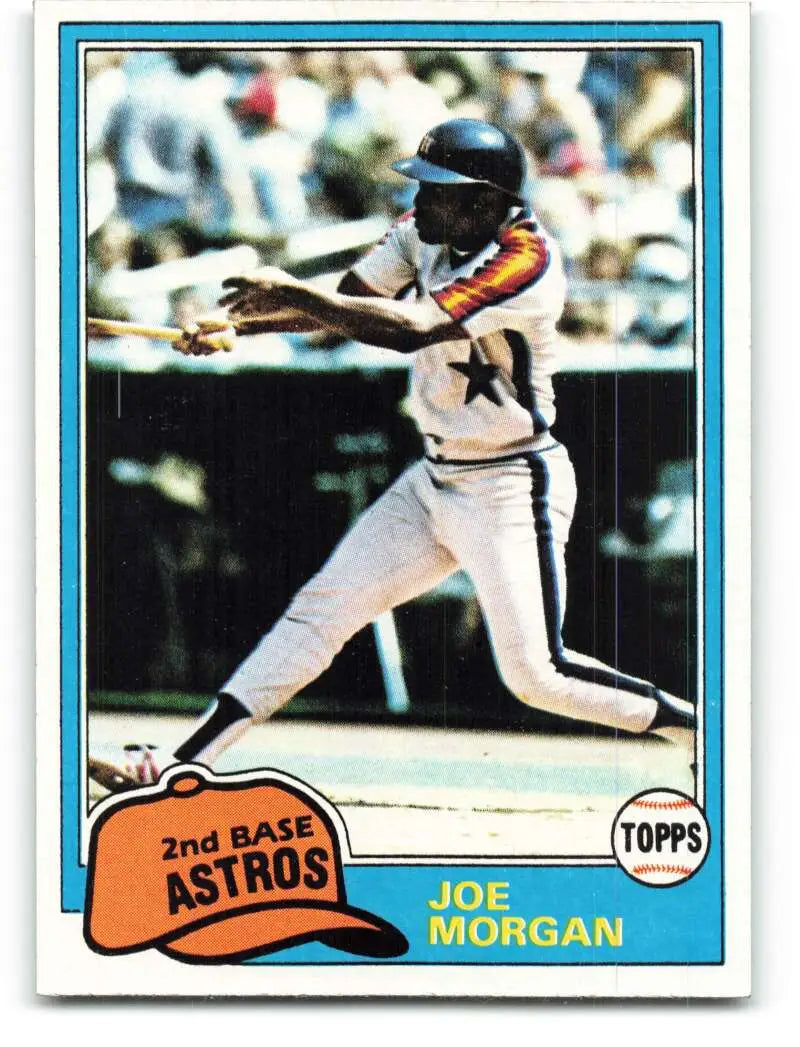 1981 Topps #560 Joe Morgan EX Excellent Houston Astros Baseball Card - Baseball Card Single