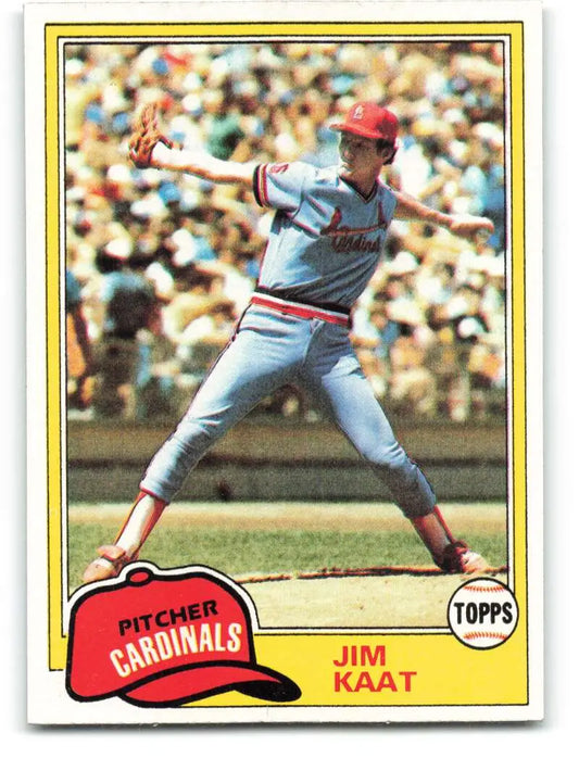 1981 Topps #563 Jim Kaat EX Excellent St. Louis Cardinals Baseball Card - Baseball Card Single
