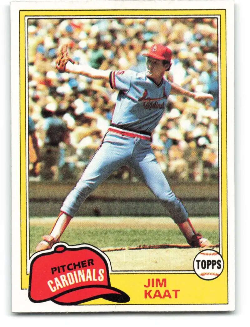 1981 Topps #563 Jim Kaat EX Excellent St. Louis Cardinals Baseball Card - Baseball Card Single
