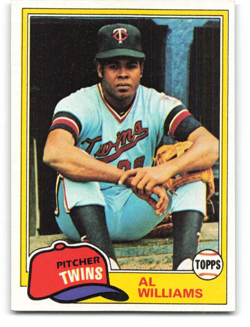 1981 Topps #569 Al Williams EX Excellent RC Rookie Minnesota Twins Baseball Card - Baseball Card Single