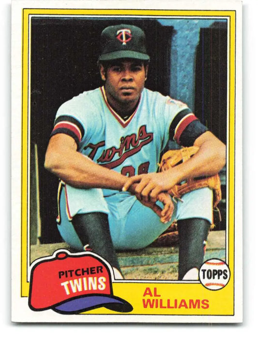 1981 Topps #569 Al Williams EX Excellent RC Rookie Minnesota Twins Baseball Card - Baseball Card Single