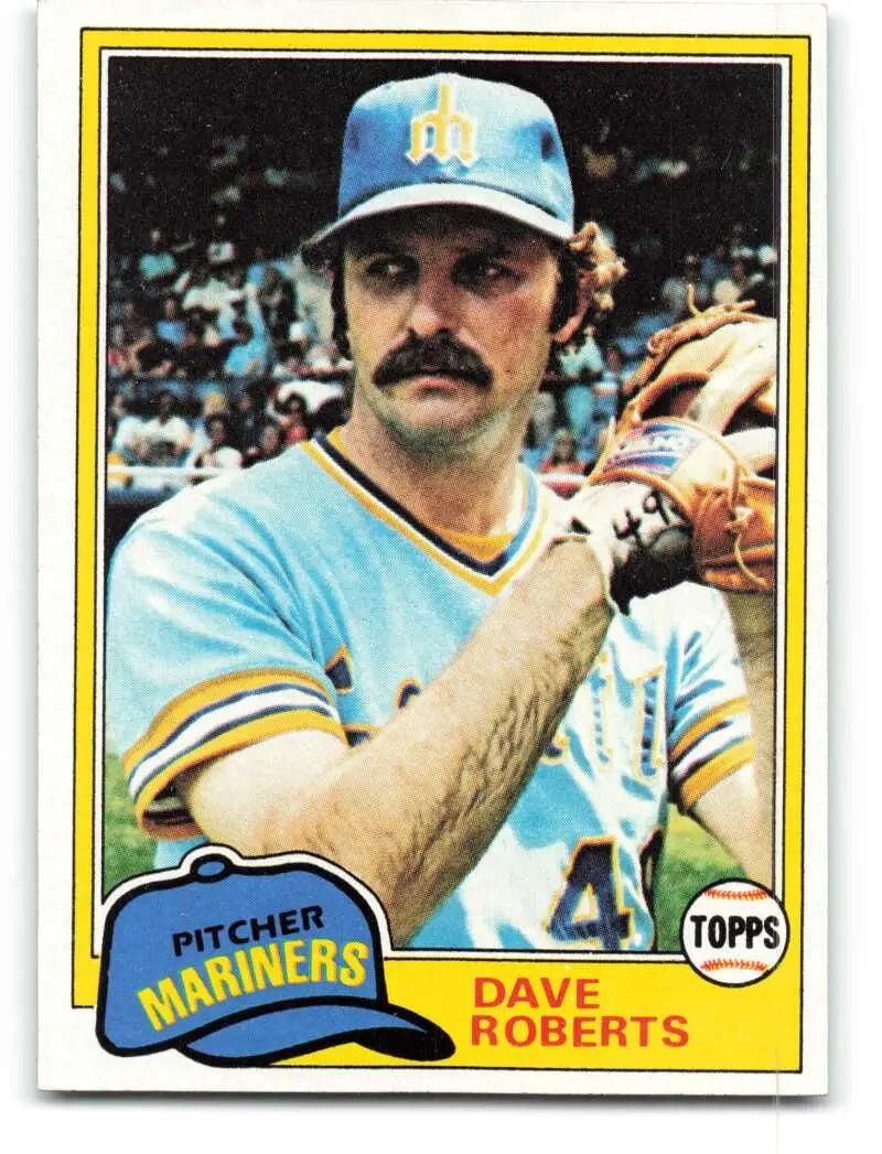 1981 Topps #57 Dave Roberts EX Excellent Seattle Mariners Baseball Card - Baseball Card Single