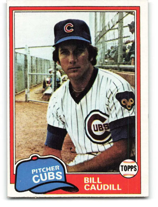 1981 Topps #574 Bill Caudill EX Excellent Chicago Cubs Baseball Card - Baseball Card Single