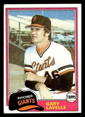1981 Topps #588 Gary Lavelle - Baseball Card Single