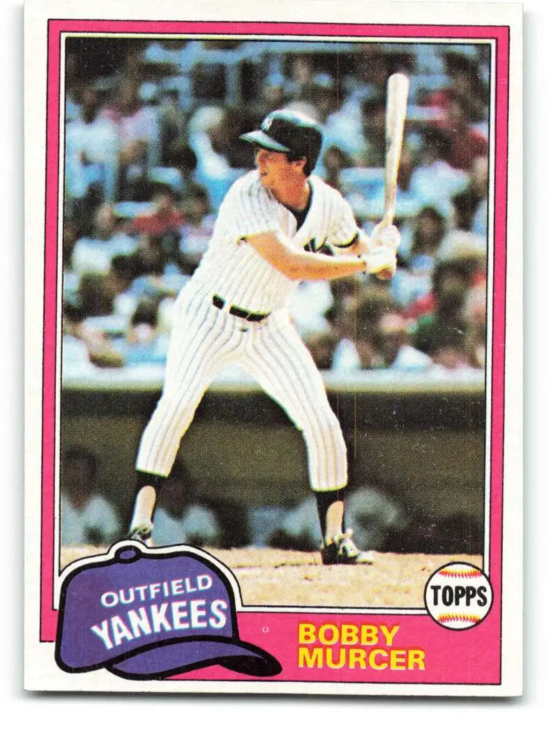 1981 Topps #602 Bobby Murcer EX Excellent New York Yankees Baseball Card - Baseball Card Single