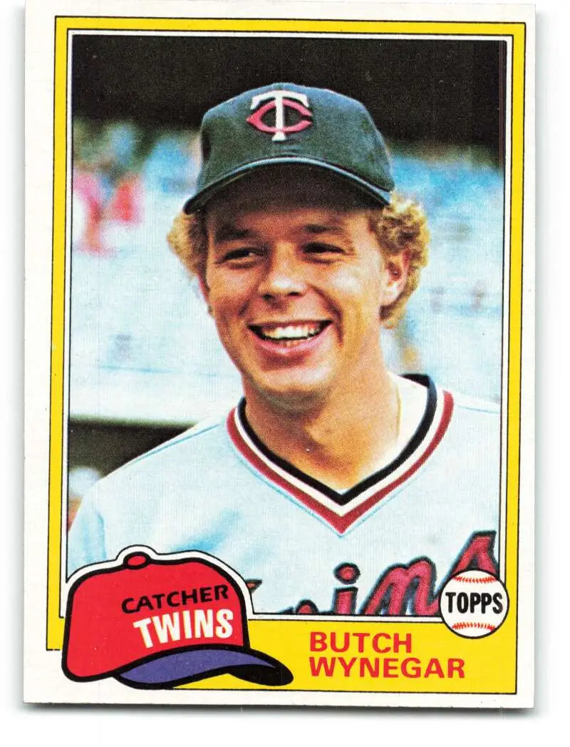 1981 Topps #61 Butch Wynegar EX Excellent Minnesota Twins Baseball Card - Baseball Card Single
