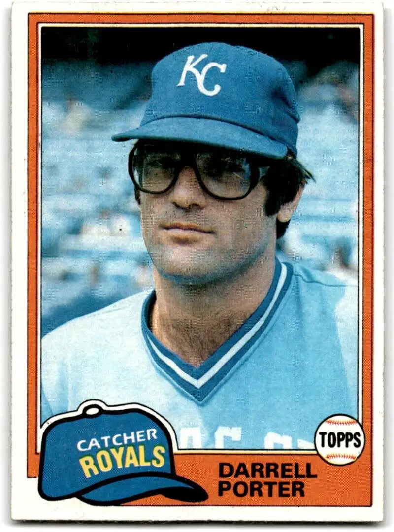1981 Topps #610 Darrell Porter EX Excellent Kansas City Royals Baseball Card - Baseball Card Single