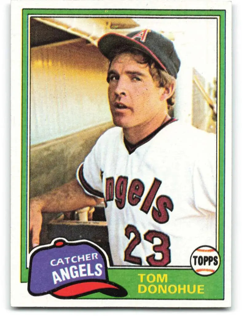 1981 Topps #621 Tom Donohue EX Excellent California Angels Baseball Card - Baseball Card Single