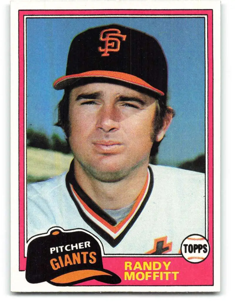 1981 Topps #622 Randy Moffitt EX Excellent San Francisco Giants Baseball Card - Baseball Card Single