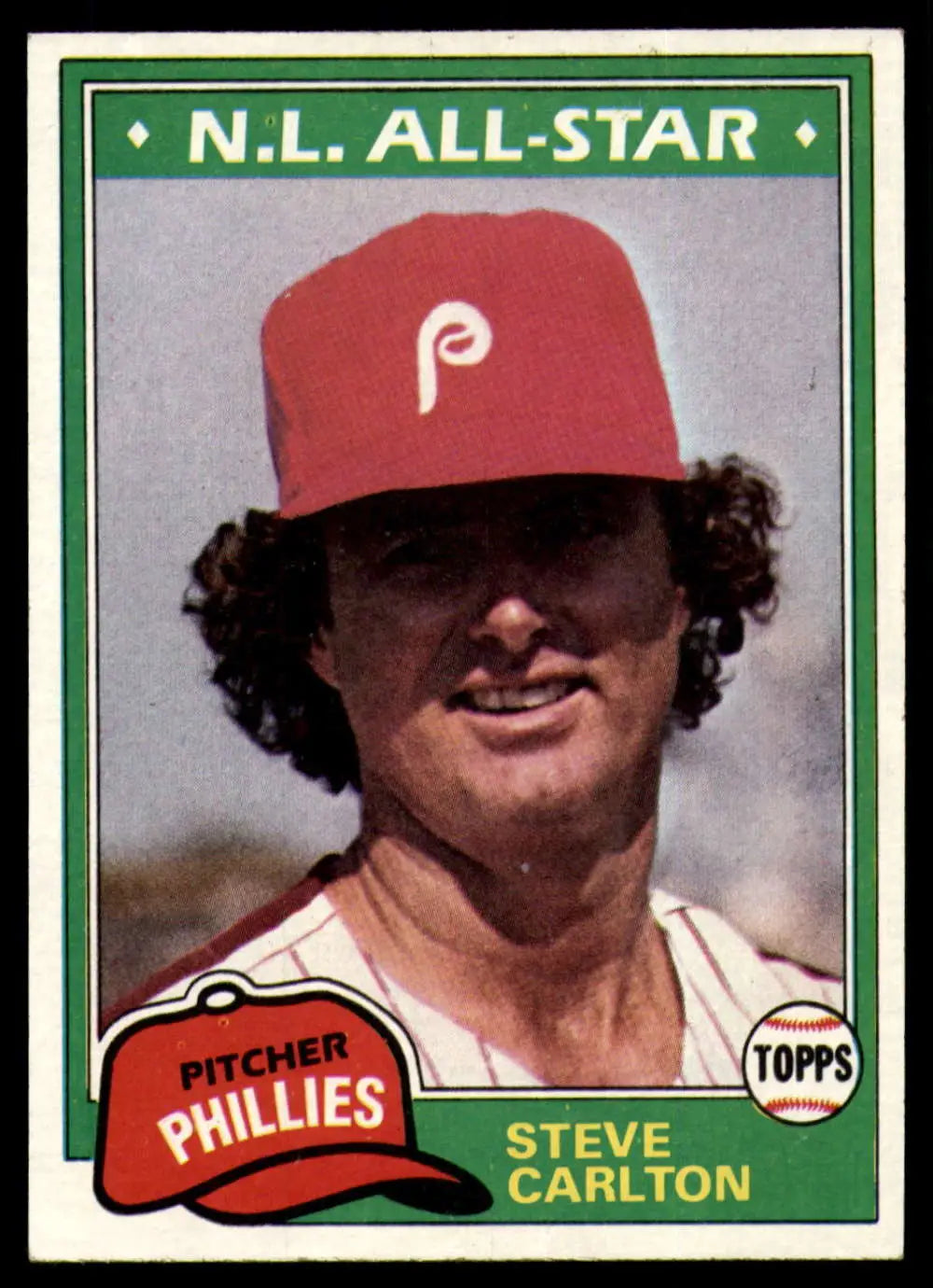 1981 Topps #630 Steve Carlton EX Excellent Philadelphia Phillies Baseball Card - Baseball Card Single