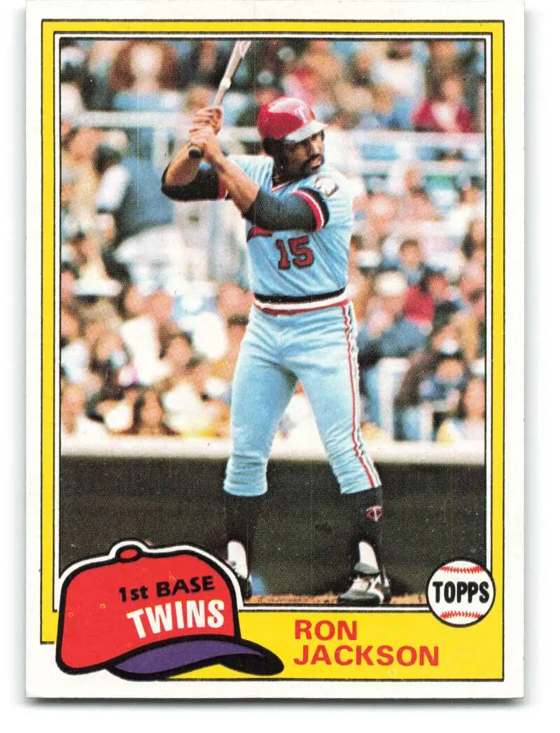 1981 Topps #631 Ron Jackson EX Excellent Minnesota Twins Baseball Card - Baseball Card Single
