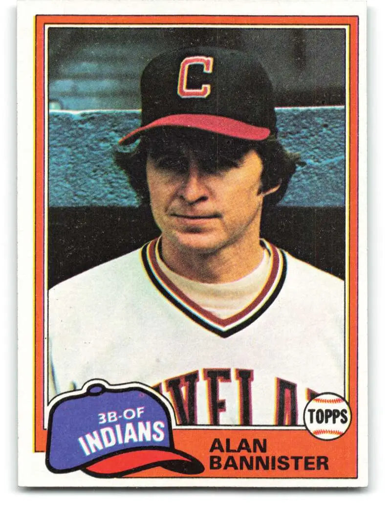 1981 Topps #632 Alan Bannister EX Excellent Cleveland Indians Baseball Card - Baseball Card Single