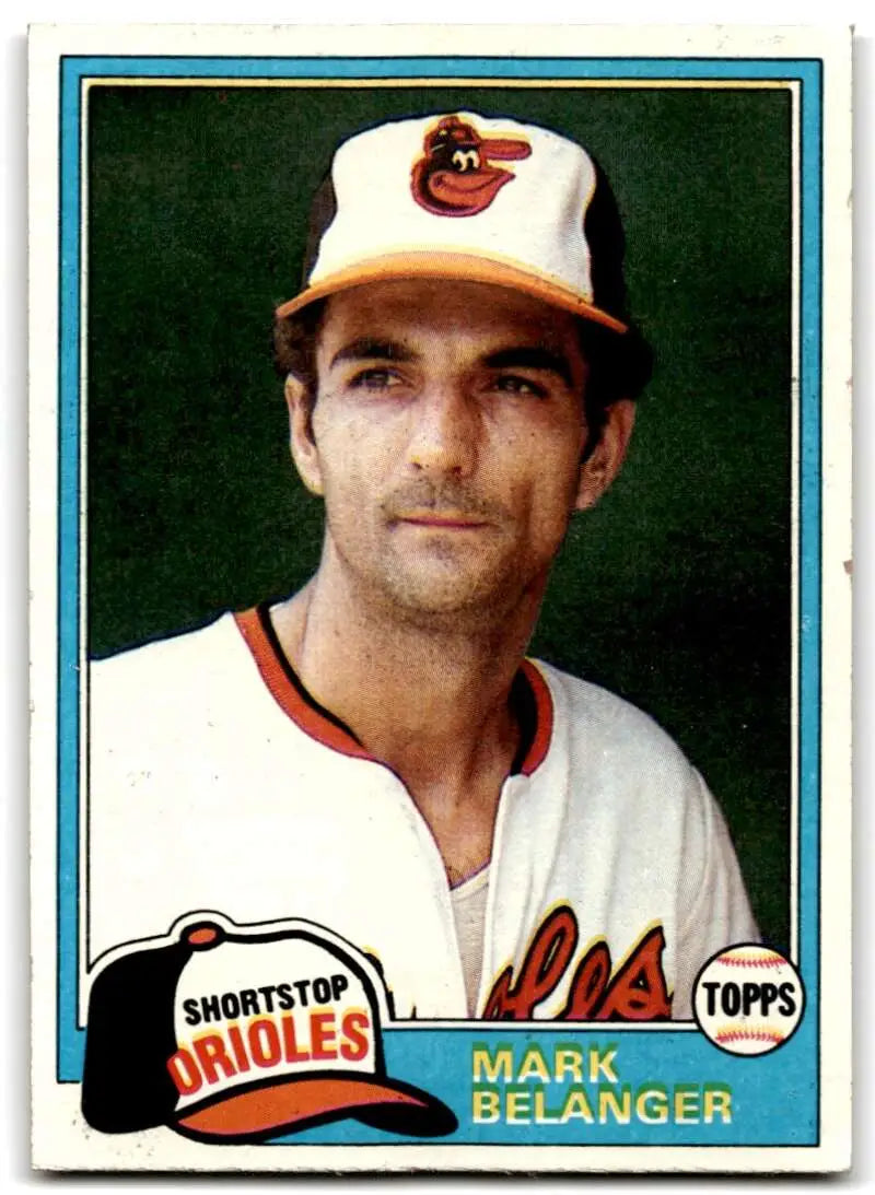 1981 Topps #641 Mark Belanger EX Excellent Baltimore Orioles Baseball Card - Baseball Card Single