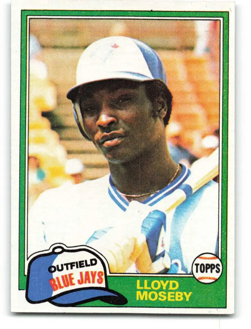 1981 Topps #643 Lloyd Moseby EX Excellent RC Rookie Toronto Blue Jays Baseball Card - Baseball Card Single