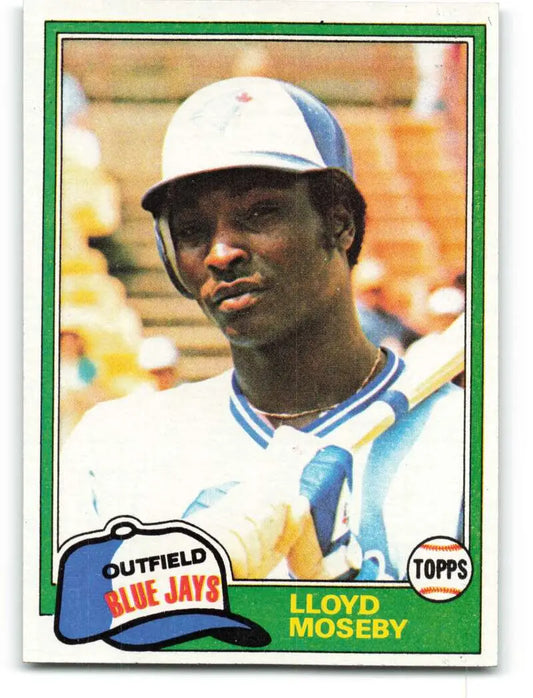 1981 Topps #643 Lloyd Moseby EX Excellent RC Rookie Toronto Blue Jays Baseball Card - Baseball Card Single