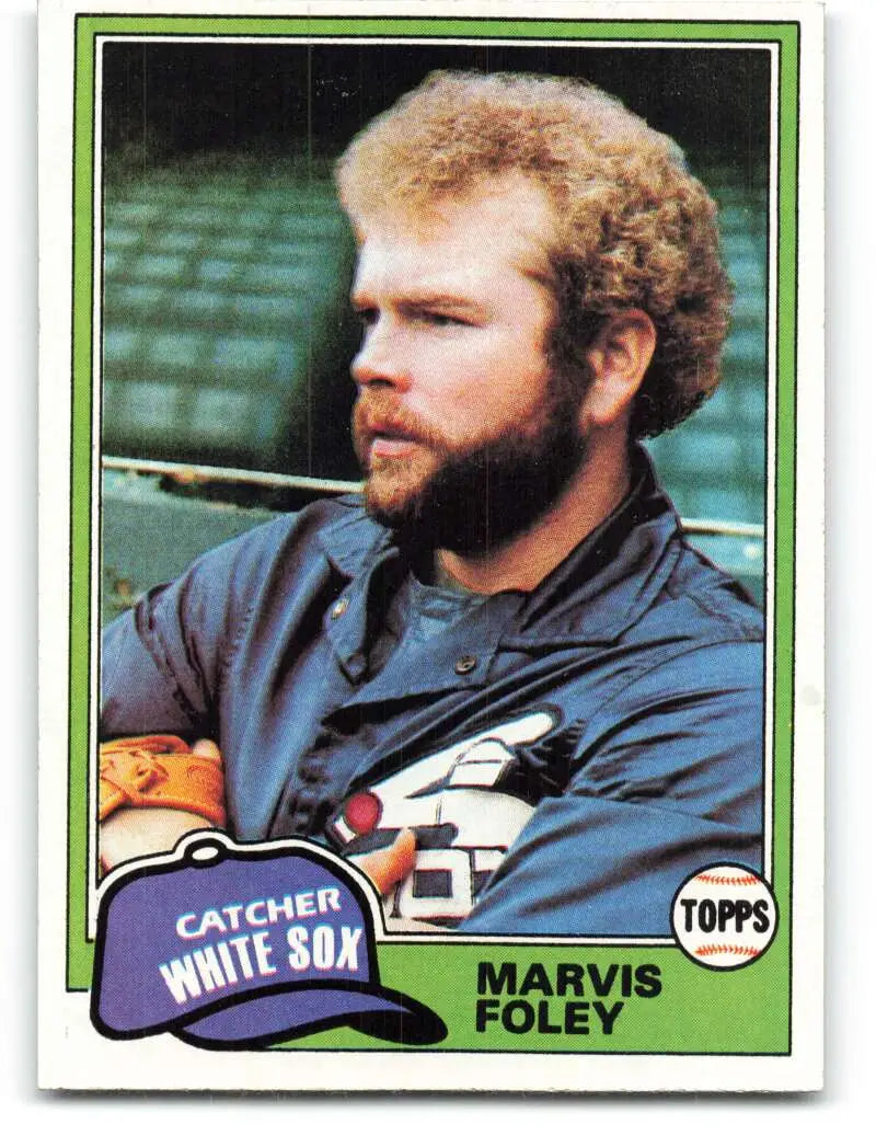 1981 Topps #646 Marvis Foley EX Excellent RC Rookie Chicago White Sox Baseball Card - Baseball Card Single