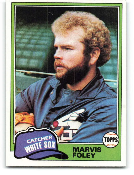 1981 Topps #646 Marvis Foley EX Excellent RC Rookie Chicago White Sox Baseball Card - Baseball Card Single