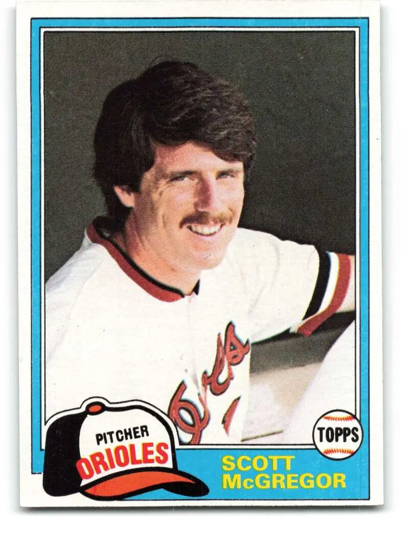 1981 Topps #65 Scott McGregor EX Excellent Baltimore Orioles Baseball Card - Baseball Card Single